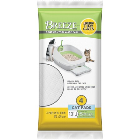 Tidy Cats Tidycat Breeze Pad 4Pk 702092